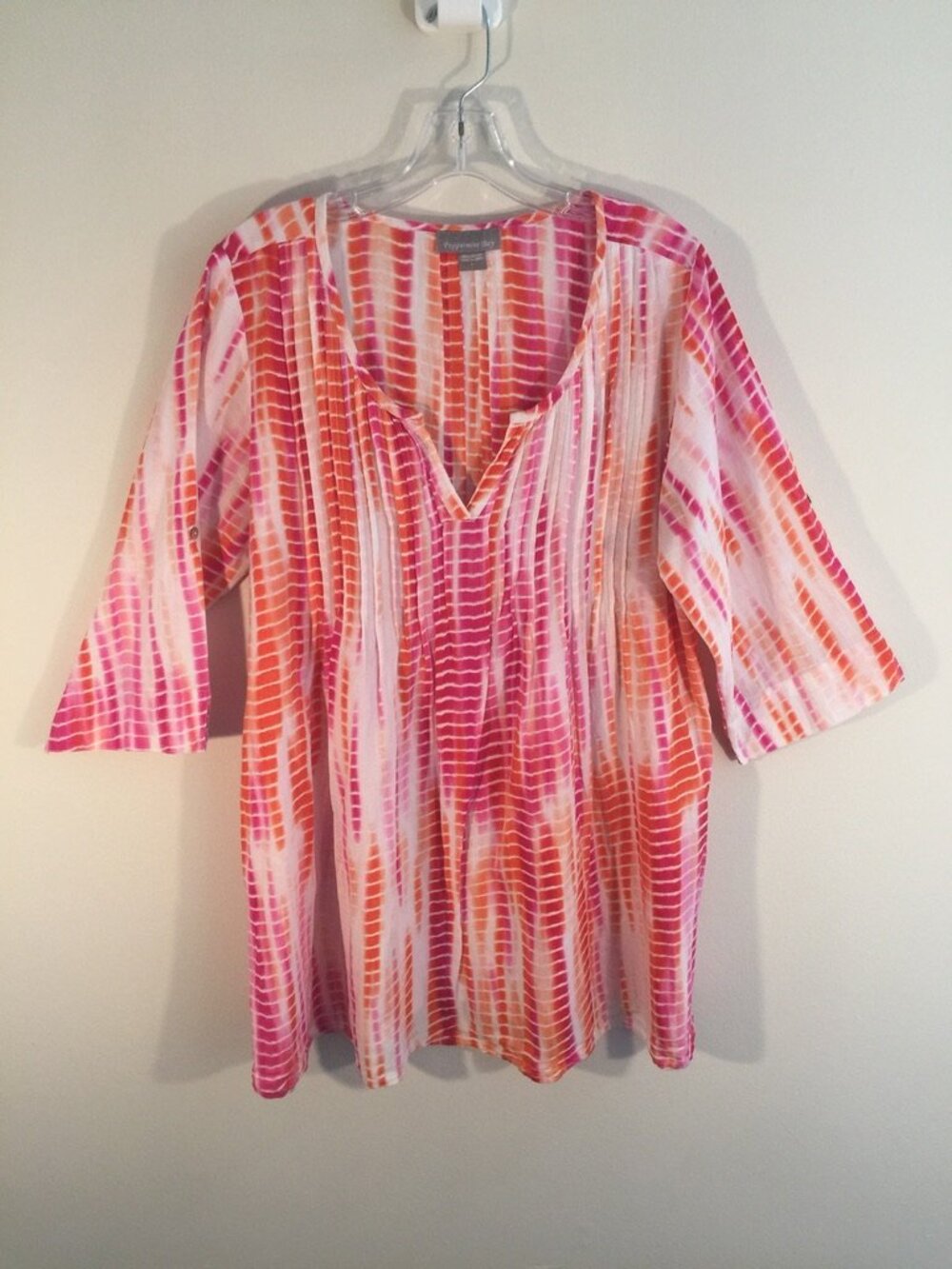 Peppermint Bay,Swim Cover/Tunic, Semi-Sheet, Gorgeous Colors, Stunning, L